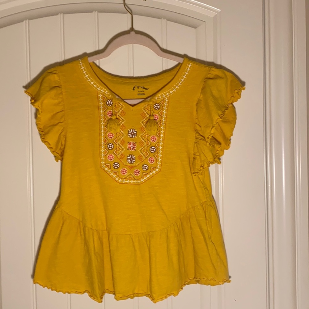 Mustard yellow top